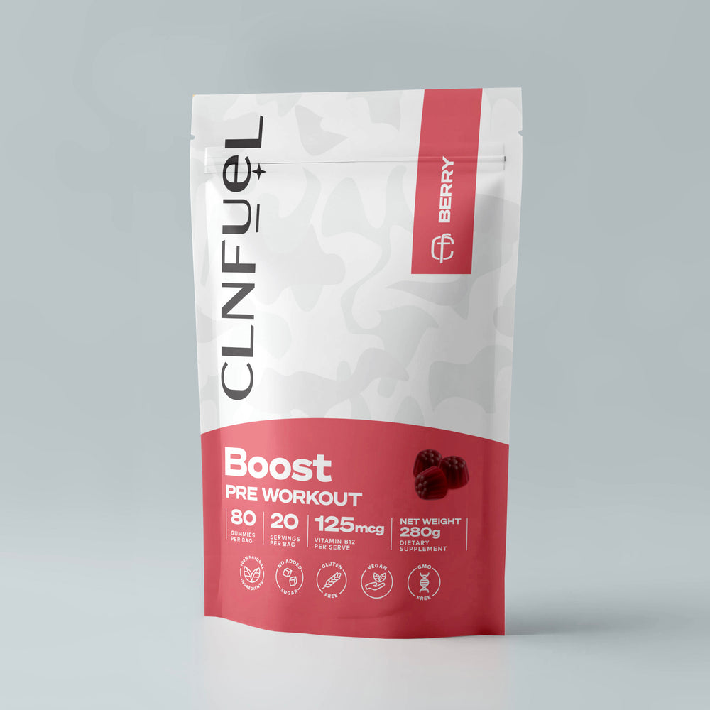 Boost Gummies | Smooth, Clean Pre-Workout Energy | CLNFuel
